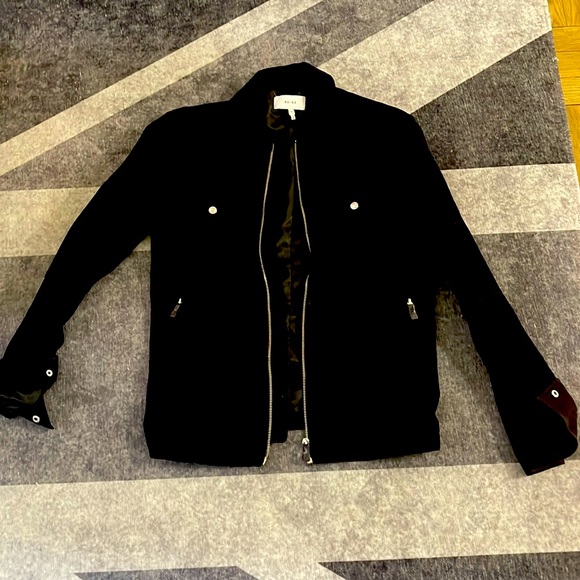Reiss Other - REISs mens suede jacket size small worn once heavy suede black